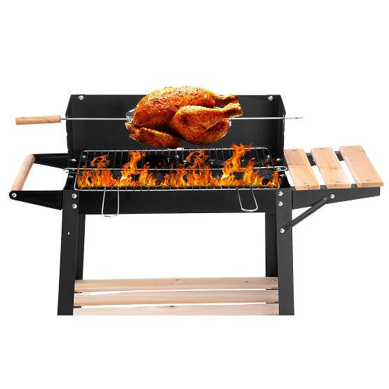 Zahradní uhlový gril PARIL na kolečkách