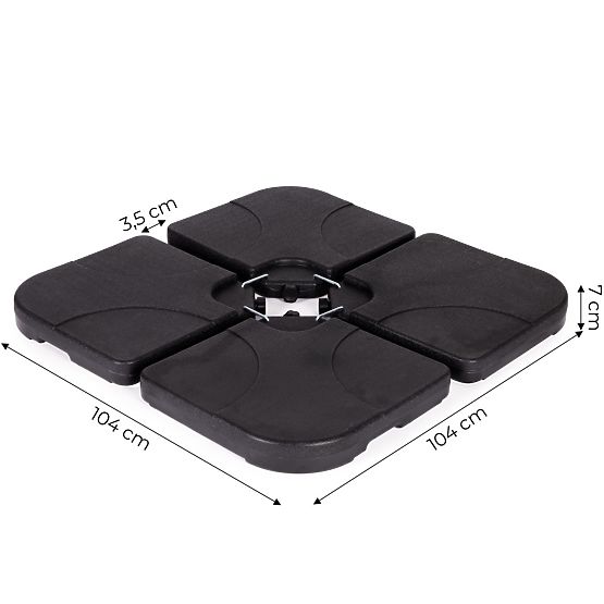 Zátěžová základna na vodu pro slunečník 60 KG