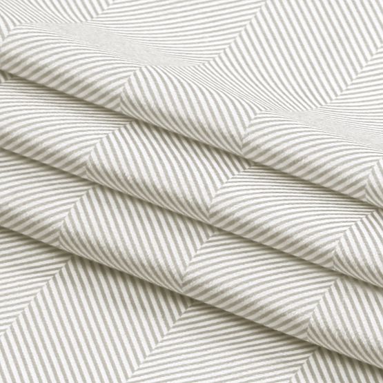 Závěs CLEAR barva cappuccino tištěný motiv boho styl klasický stříbrné kovové průchodky