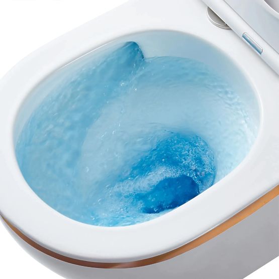 Závěsná WC mísa Rea Carlo Mini Tornado GOLD EDGE