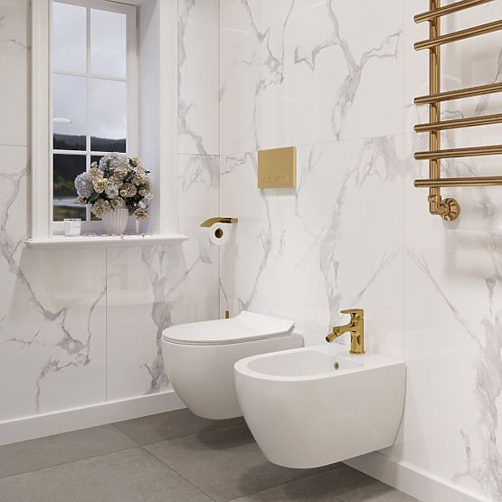 Závěsná WC mísa Rea Carter N2 Rimless