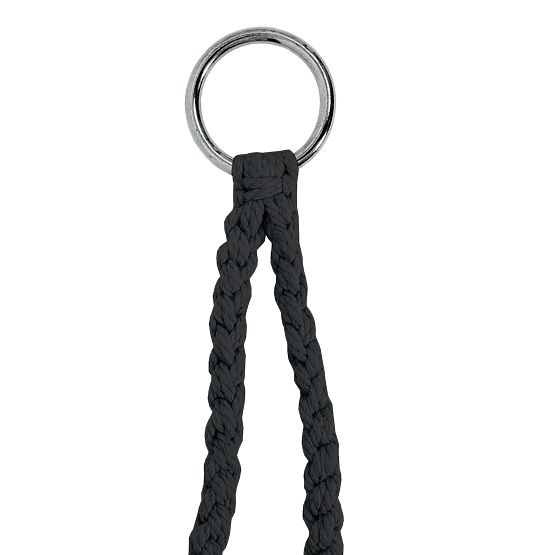 Závěsné křeslo Bocianí hnízdo LAGOS černé s polštáři