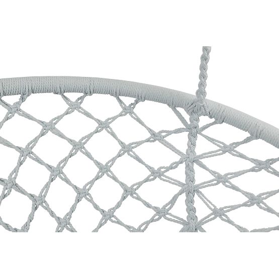 Závěsné křeslo Bocianí hnízdo LAGOS šedé s polštáři