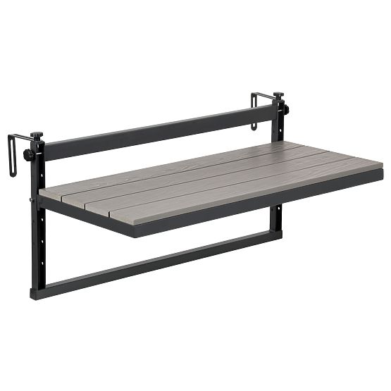 Závěsný balkonový stolek AGATTI BIS STONEWOOD