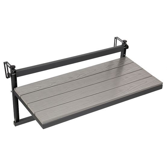 Závěsný balkonový stolek AGATTI BIS STONEWOOD