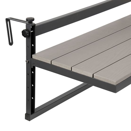 Závěsný balkonový stolek AGATTI BIS STONEWOOD