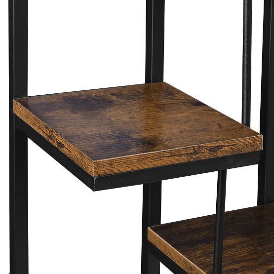 Závěsný květináč černý Hagart Rustic starý dub