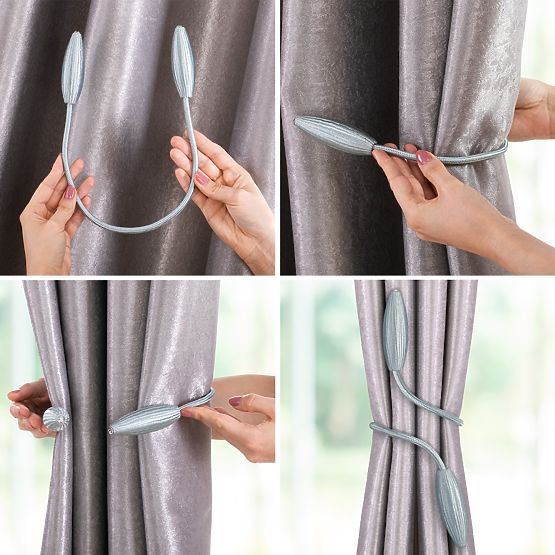 Závěsy - doplňky BRAMPTON barva šeříková ameliahome