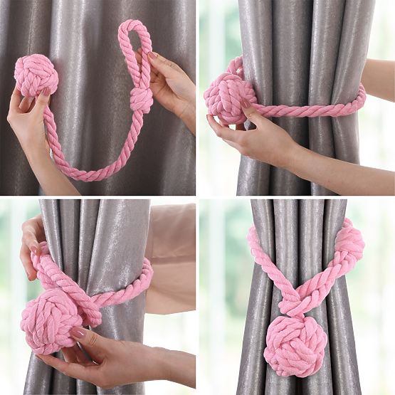 Závěsy - doplňky DAUPHIN barva hnědá ameliahome