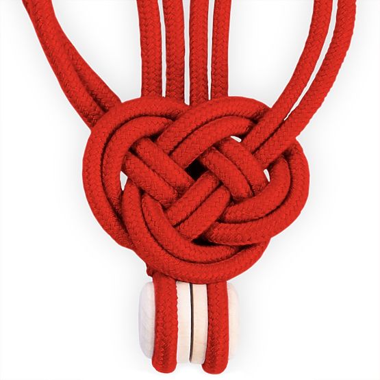 Závěsy - doplňky EDMONTON barva červená ameliahome