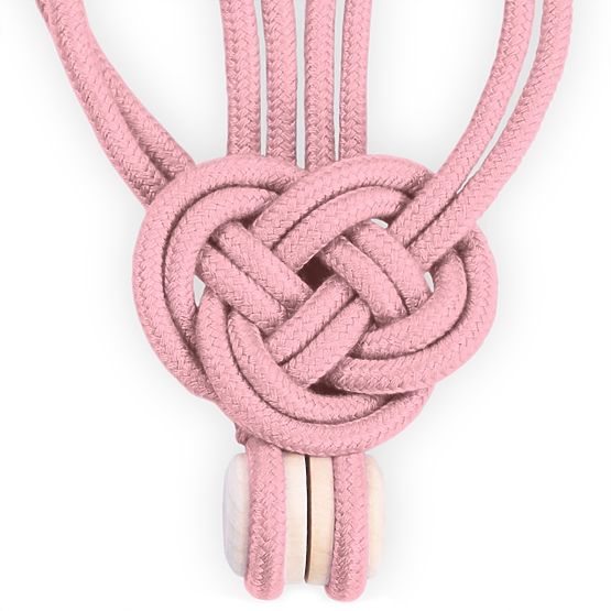 Závěsy - doplňky EDMONTON barva pudrová růžová ameliahome