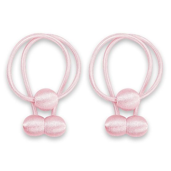 Závěsy - doplňky MONTREAL barva pudrová růžová ameliahome