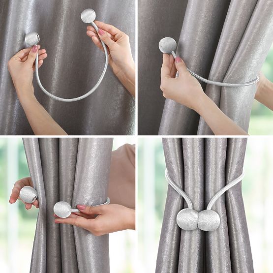 Závěsy - doplňky TORONTO barva pudrová růžová ameliahome