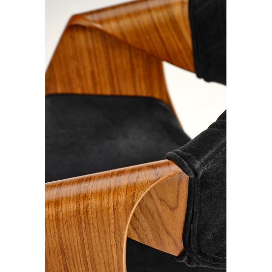 Židle K586, ořechová / černá 
