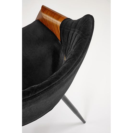 Židle K586, ořechová / černá 