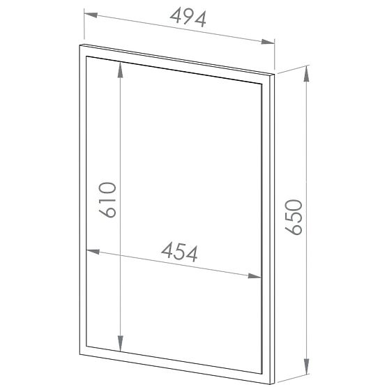Zrcadlo Nevio - dub artisan