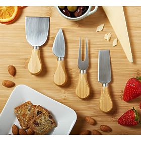 Bambusová deska na občerstvení a sýry Estera