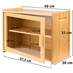 Bambusový chlebník Pierre, nádoba na chléb