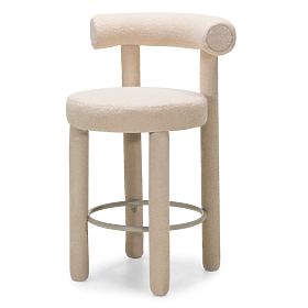 Barová židle Pedro 2.0, béžová, boucle