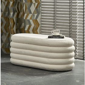 BLISS lavice s úložným prostorem, krémová (1p=1ks)