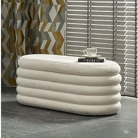 BLISS lavice s úložným prostorem, krémová (1p=1ks), Halmar