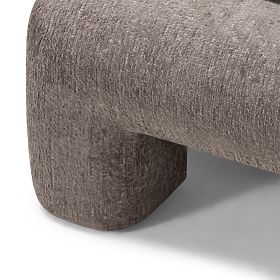 Čalouněná postel Rolly 160x200 cm, s roštem, zaoblená, hnědá, lectus