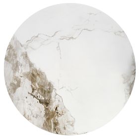 CECILIA konferenční stolek bílý mramor / šedý / zlatý (2p=1ks), Halmar