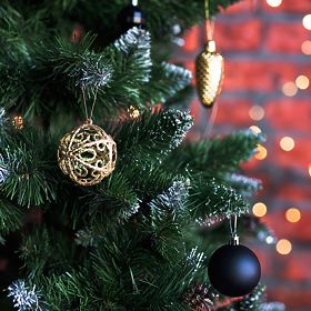 ČERNÉ VÁNOČNÍ KOULE 100KS KL-21X04