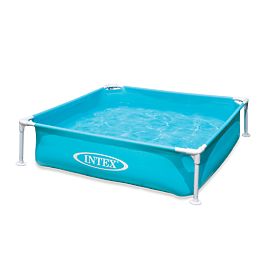 Čtvercový rámový bazén pro děti 122x122x30 cm INTEX 57173, INTEX