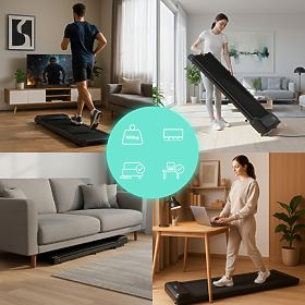 Domácí elektrický běžecký pás walking pad pod stůl 6 km/h ModernHome