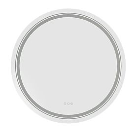 DOVER 80 nástěnné koupelnové zrcadlo, stříbrné (1p=1ks)