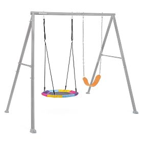 Dvojitá zahradní houpačka dětské hřiště pro děti ptačí hnízdo INTEX 44126, INTEX