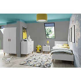 Šatní skříň KUBI - bílá, Kocot Kids