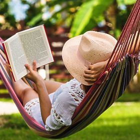 Dvouosobová houpací síť 480143A RED