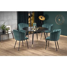 EMBOS stůl černý / zlatý (2p=1ks)