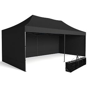 Expresní obchodní pavilon - 3x6 m - černý, Bauerkraft