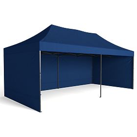 Expresní obchodní pavilon - 3x6 m - modrý