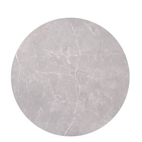 FLAMINGO sada 2 stolků, popelavý mramor/ černá (2p=1ks)