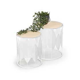 FOLLA sada 2 lavic bílá / přírodní (1p=1ks)