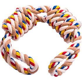 Hračka přetahovadlo s uzly WALLY 60 cm