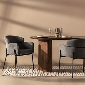 Jídelní židle Granda šedá