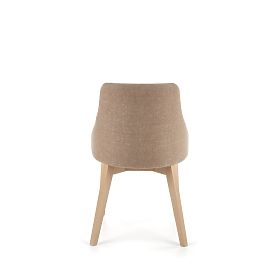 Jídelní židle TOLEDO - dub sonoma/hnědá, Halmar