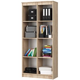 KANCELÁŘSKÝ REGÁL R 80 cm CLP 8 POLIC DUB SONOMA