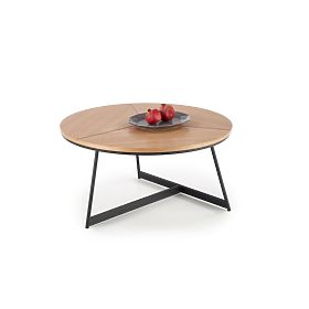 KARIDA konferenční stolek přírodní dub/černý (1p=1ks)