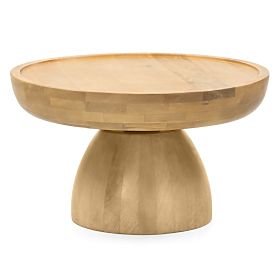 Kávový stolek Arvika 70 cm, kulatý, mango dřevo, oblé tvary