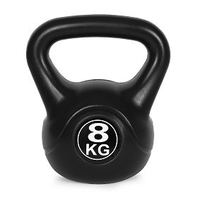 Kettlebell činka 8 kg pro cvičení koule závaží fitness ModernHome
