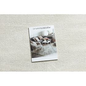 Koberec kulatý SOFTY  Jednotný, Jednobarevný, krémová, F.H.Kabis