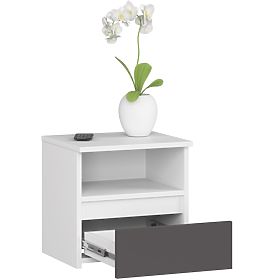 KOMODA CL1 PK BÍLÁ / GRAFIT ŠEDÁ