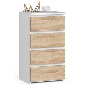 KOMODA CL4 PK BÍLÁ / DUB SONOMA