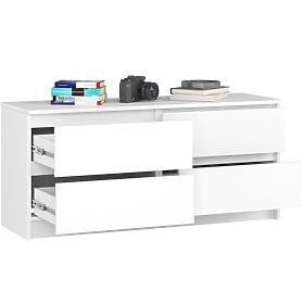 KOMODA K120 4SZ CLP PK BÍLÁ